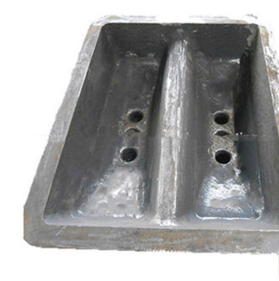 Twee holte Dross Pan Steel Castings 1500x1500