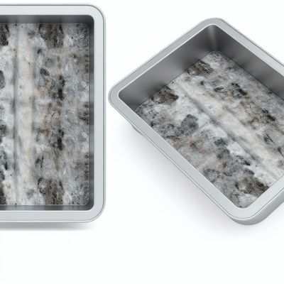 Vrieskas veilig kunstmatige steenvorm met niet-klevende coating gemakkelijk te reinigen