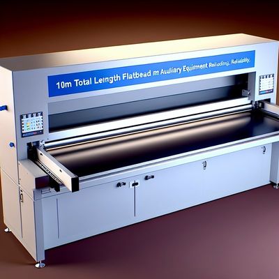 10m totale lengte Flatbed printer Hulpapparatuur met 10-15m3/uur Uitgang en betrouwbaarheid